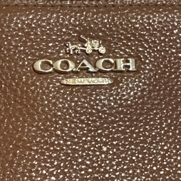Coach Leather Crossbody in Warm Brown with Gold Hardware - Picture 13 of 17
